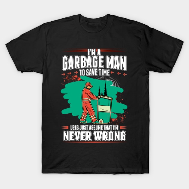 Garbage Man Collection Truck T-Shirt by favoriteshirt